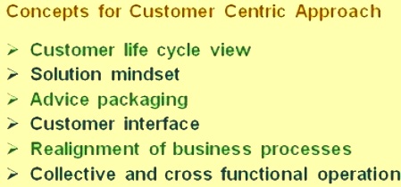 Customer centric approach