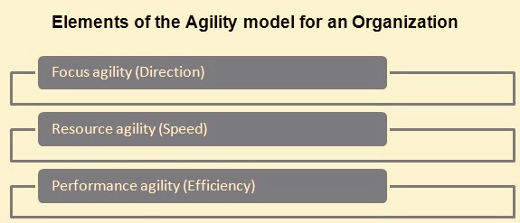 Element of an agility model