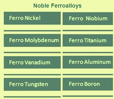 Noble ferroalloys