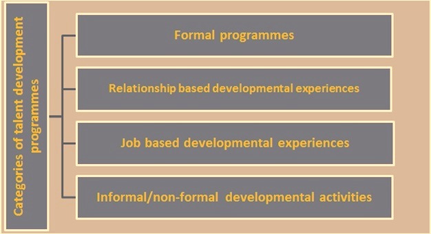 categories of talent development programmes